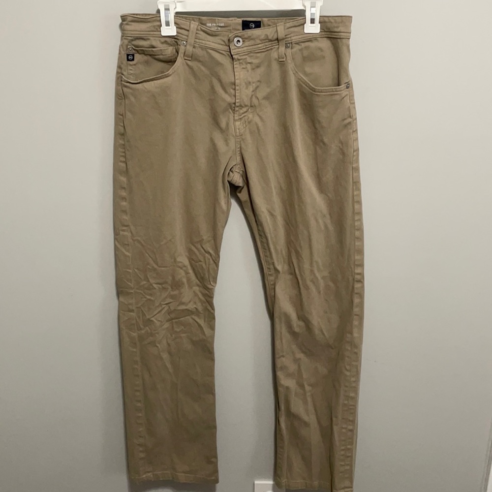 adriano goldschmied the protégé straight leg dark khakis! 💯💯💯 Size 36x34 💯💯